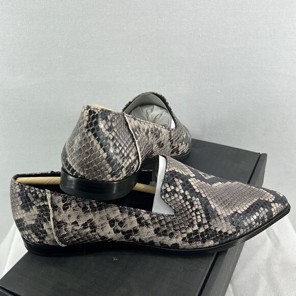 Frye Kenzie Venetian Pointed Toe Flats- Grey Multi- Size 5.5M- NIB - Picture 3 of 6